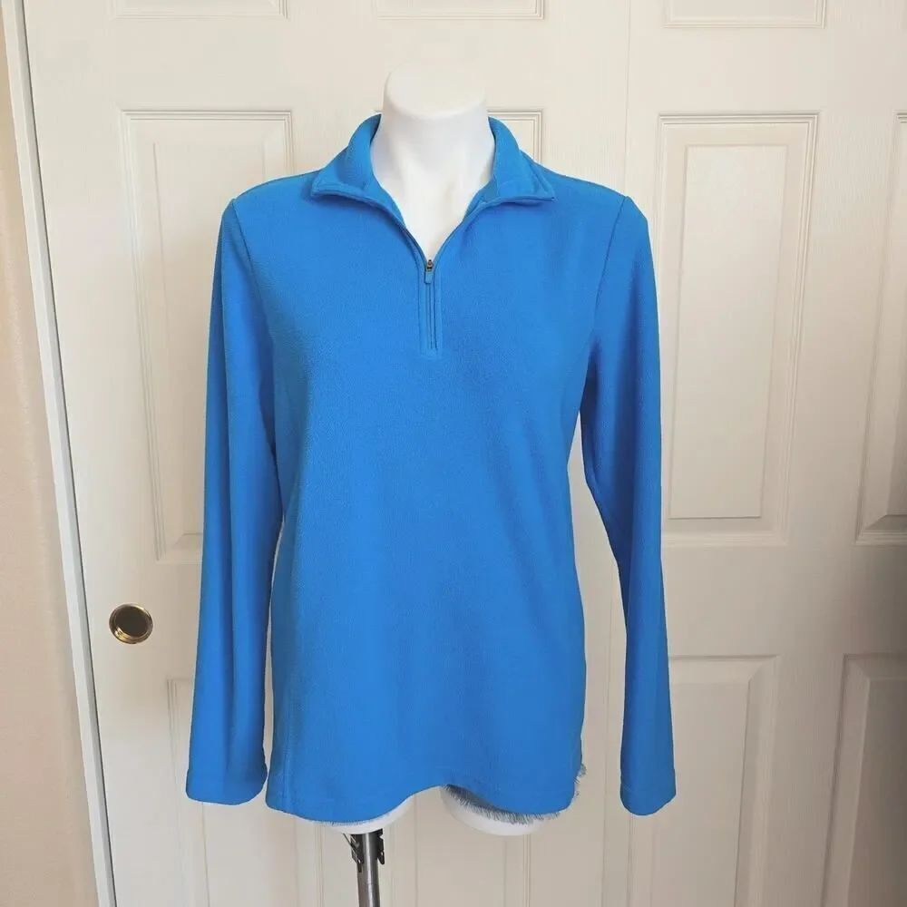 Land's End 1/4 zip fleece top sz S